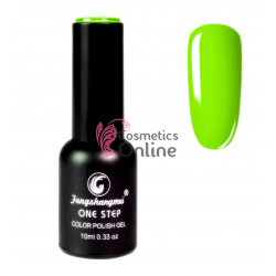 Oja semipermanenta FSM, ONE STEP Color UV/LED 10ml Cod 432 Green Neon